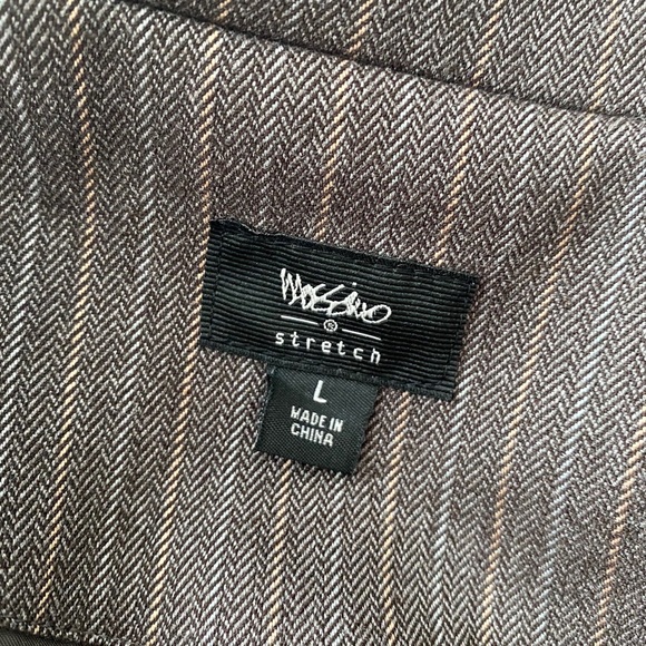 Brown Pinstripe Mossimo Blazer - Picture 4 of 4